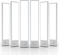 6 Pack Under Cabinet Lighting, 32 LED Motion Sensor Light Indoor Rechargeable Magnetic Closet Lights Battery Operated