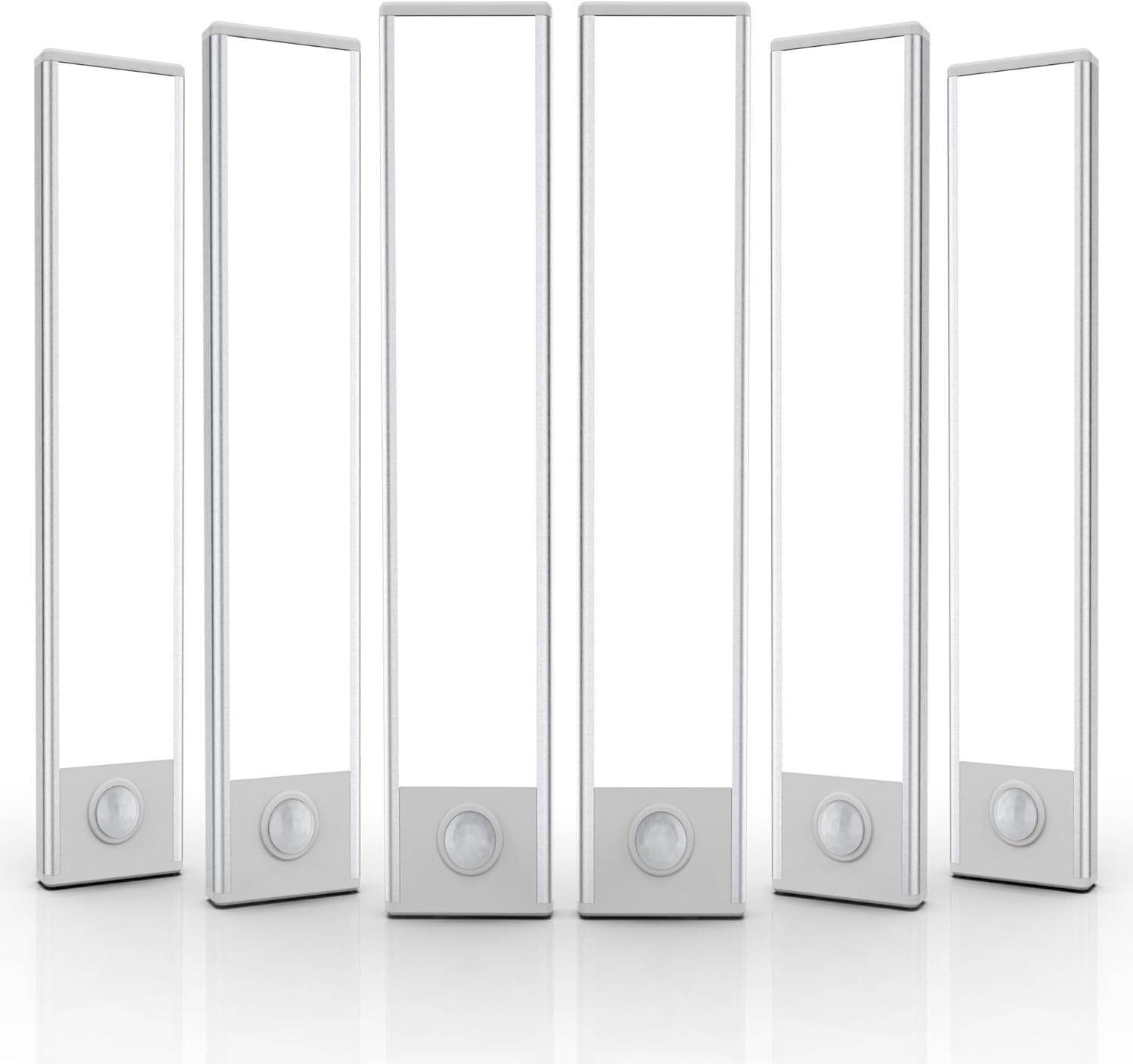6 Pack Under Cabinet Lighting, 32 LED Motion Sensor Light Indoor Rechargeable Magnetic Closet Lights Battery Operated
