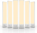 6 Pack Under Cabinet Lighting, 32 LED Motion Sensor Light Indoor Rechargeable Magnetic Closet Lights Battery Operated