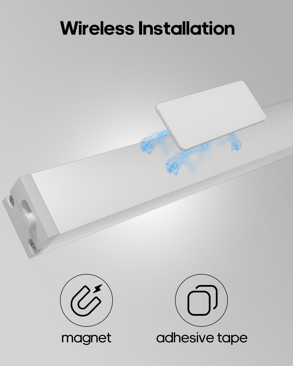 7" Under Cabinet Lighting with Charging Station, 6 Pack | LED Motion Sensor Light Indoor, Rechargeable Closet Lights with Dimmable Brightness for Cabinets
