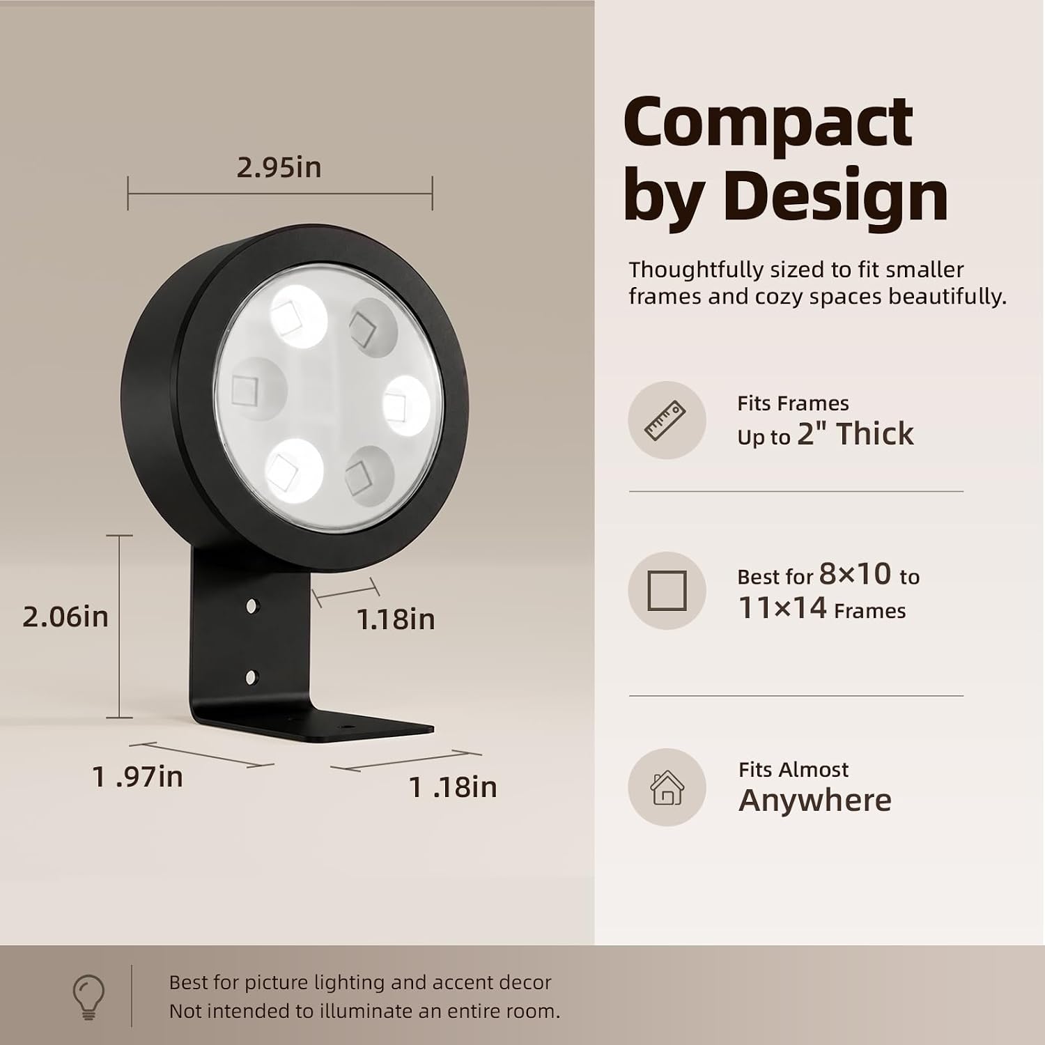 Rechargeable Battery Magnetic Poster Lights with 3 Color Temps & 12 RGB, Remote Dimmable Timer Light (6 Pack with Charging Station)